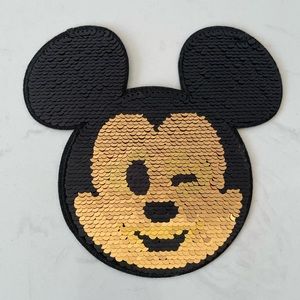 Mickey Sequin Emoji Reversable Patch